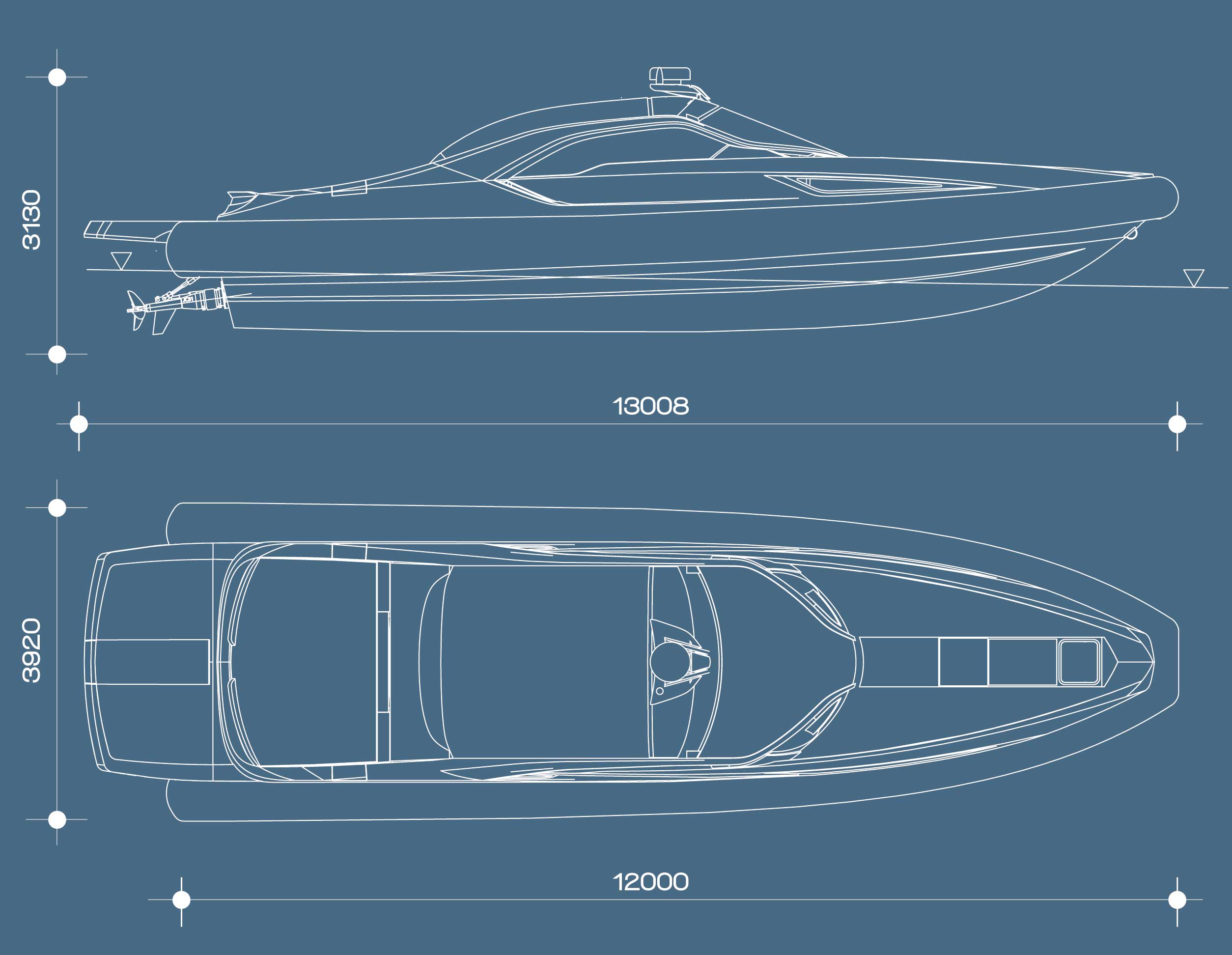 Планировка STRIDER 13 GRAN COUPE